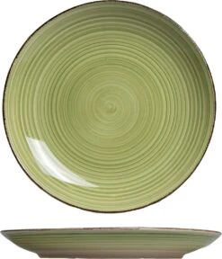 Studio Tavola Dinerborden Summer Green ø 26.5 Cm - 6 Stuks -Bestek Verkoop 1030x1200