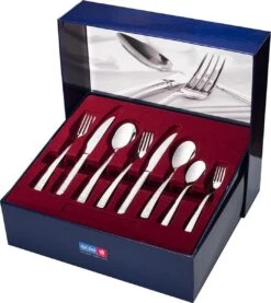 Sola Bestekset Bali - Modern - 9 Persoons - 90 Delig - Zilverwit Edelstaal 18/10 - RVS - Zilver -Bestek Verkoop 1070x1200 1