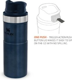 Stanley Trigger-Action Travel Mug 0.47L - Thermosfles - Nightfall -Bestek Verkoop 1072x1200