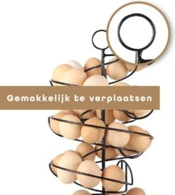 Eiermand – Eierrek – Eierhouder – Eieren – Zwart - Pasen - Tot 40 Eieren - 360° - BAULK® -Bestek Verkoop 1077x1200 3