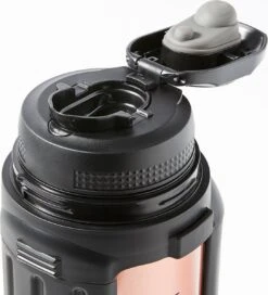 Lock&Lock Thermoskan - Isoleerkan - Thee En Koffie - Lekvrij - 1,5 Liter - RVS - Inklapbaar Handvat - Koper Roze -Bestek Verkoop 1088x1200