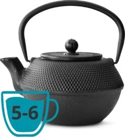 Bredemeijer - Theepot Jang 1,1L Gietijzer Zwart -Bestek Verkoop 1096x1200 1