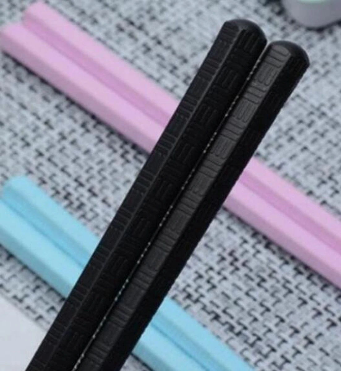 4 Setjes Luxe Zwarte Sushi Eetstokjes 9 4 Setjes Luxe Zwarte Sushi Eetstokjes - Afbeelding 7