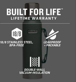 Stanley The Legendary Classic Bottle 1,00L - Thermosfles - Hammertone Green -Bestek Verkoop 1113x1200 1