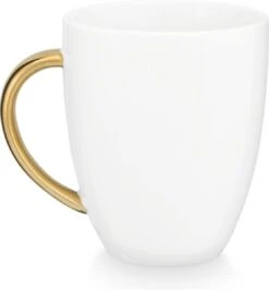 Vtwonen Serviesset - Wit-Goud - Porselein - 24-delig -Bestek Verkoop 1116x1200 1