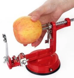 3-In-1 Appelmachine Rood - Appelboor, Appelschiller En Appelsnijder - Fruitsnijder - Groentesnijder - Klokhuis Verwijderaar - Fruitmachine - Keukenapparaat 12 3-In-1 Appelmachine Rood - Appelboor, Appelschiller En Appelsnijder - Fruitsnijder - Groentesnijder - Klokhuis Verwijderaar - Fruitmachine - Keukenapparaat -Bestek Verkoop 1134x1200