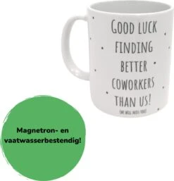 Merkloos Afscheidsmok | Afscheid Collega | Koffiemok | Mok 300 Ml | Mok | Keramische Mok -Bestek Verkoop 1155x1200