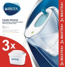 BRITA - Waterfilterkan Style Cool - Blauw - 2,4L + 3 MAXTRA+ Waterfilterpatronen 32 BRITA - Waterfilterkan Style Cool - Blauw - 2,4L + 3 MAXTRA+ Waterfilterpatronen -Bestek Verkoop 1156x1200 2