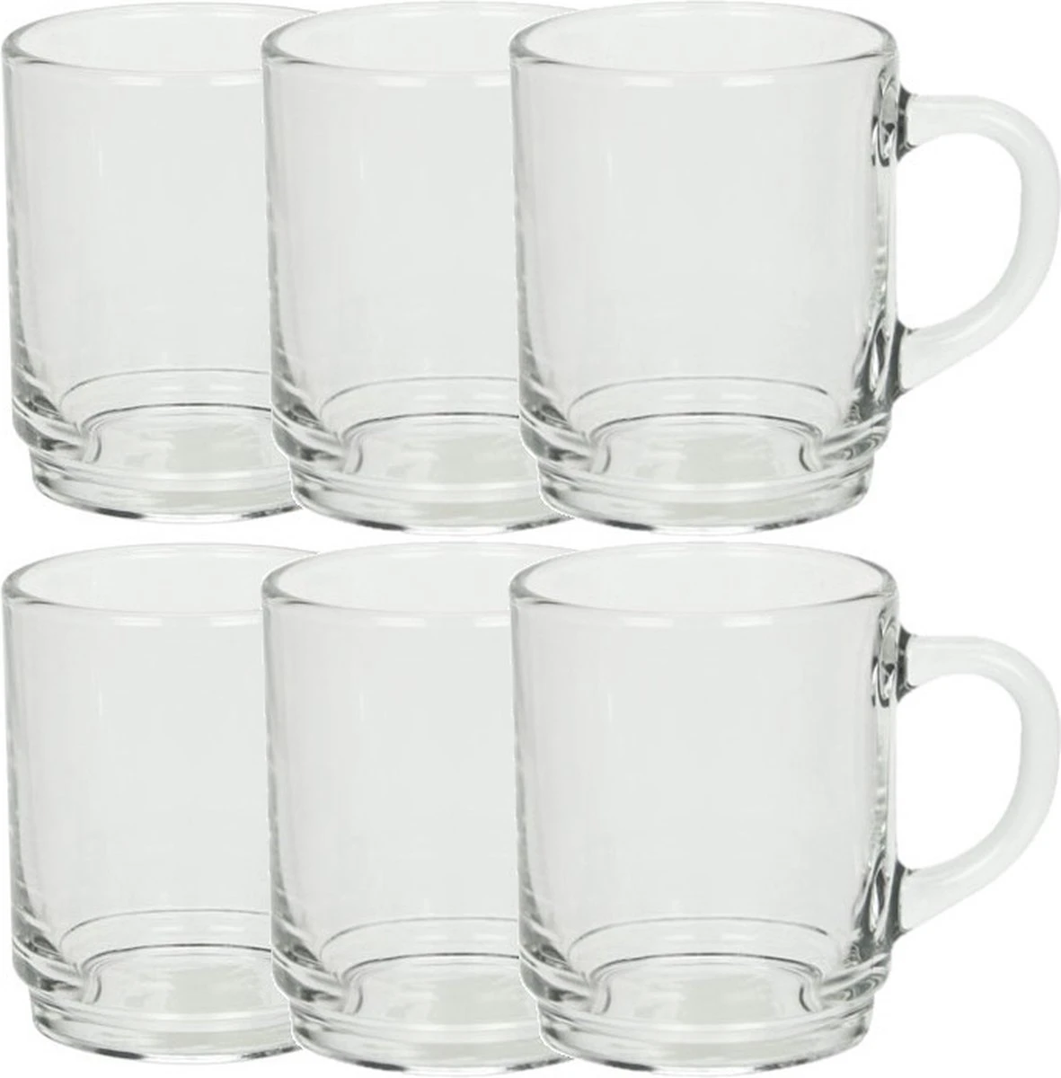 Arcoroc Set Van 6x Stuks Theeglazen 250 Ml Van Glas Stapelbaar - Koffieglazen - Thee Glazen 4 Arcoroc Set Van 6x Stuks Theeglazen 250 Ml Van Glas Stapelbaar - Koffieglazen - Thee Glazen - Afbeelding 2