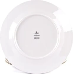 LeRijn® Serviesset Deventer 6 Persoons - 18 Delig - Licht Crème Wit Met Gouden Rand En Motief - Dinerborden - Soepborden - Dessertborden - Borden Servies - Bordenset -Bestek Verkoop 1185x1200 1