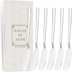 House Of Husk Botermesjes Set - Zilver - RVS - Botermes - Smeermessen - Tapas Mesjes - 6 Stuks -Bestek Verkoop 1185x1200 4