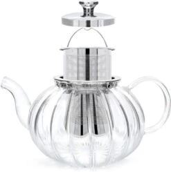 Glazen Theepot Met Filter (RVS) - 1.2 Liter - Pompoen Design - Thee Infuser – Borosilicaat – Anti-druppel Tuit 8 Glazen Theepot Met Filter (RVS) - 1.2 Liter - Pompoen Design - Thee Infuser – Borosilicaat – Anti-druppel Tuit -Bestek Verkoop 1191x1200 2