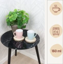 Orange85 Espresso Kopjes - Set Van 6 - Met Oor - 160ml - Meerdere Kleuren - Pastel - Aardewerk 13 Orange85 Espresso Kopjes - Set Van 6 - Met Oor - 160ml - Meerdere Kleuren - Pastel - Aardewerk -Bestek Verkoop 1192x1200