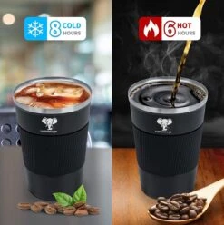 Elephant & Co Dubbelwandige Reisbeker - Koffie To Go -Duurzaam - 380ml - -Bestek Verkoop 1195x1200 2