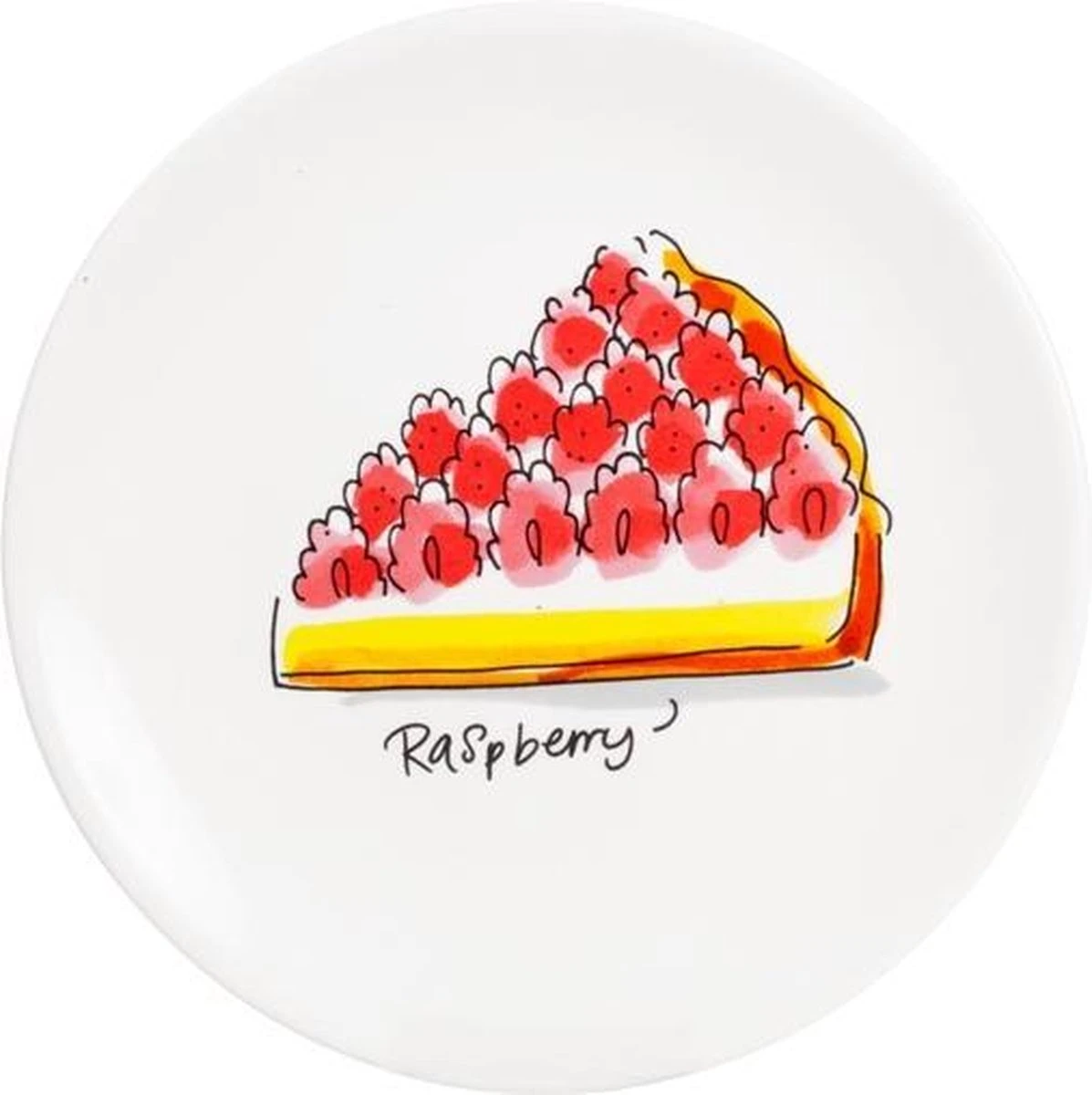Blond Amsterdam – Even Bijkletsen - Cake Plate Raspberry -18 Cm 3 Blond Amsterdam – Even Bijkletsen - Cake Plate Raspberry -18 Cm