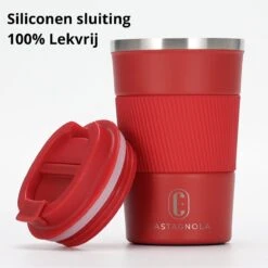 Castagnola Design RVS Koffiebeker To Go - Rood - 380ml - Thermosbeker - Theebeker -Bestek Verkoop 1198x1200 2