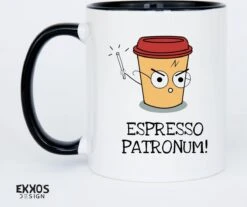 Haryy Potter Espresso Patronum Mok - Harry Potter - Grappige Cadeaus - Verjaardag Cadeau - Cadeau Voor Man - Cadeau Voor Vrouw - Mok Met Tekst - Mokken - Best Cadeautjes - Thee Glazen - Koffie Mok -Bestek Verkoop 1200x1004
