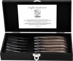 Laguiole Style De Vie Vorken Luxury Line - 6-delig - Olijfhout -Bestek Verkoop 1200x1007 3