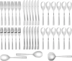 Sola Bestekset Sevilla - Economy - 6 Persoons - 39 Delig - Zilver Chroomstaal 18/0 - RVS 6 Sola Bestekset Sevilla - Economy - 6 Persoons - 39 Delig - Zilver Chroomstaal 18/0 - RVS -Bestek Verkoop 1200x1016