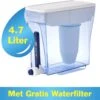 ZeroWater - 4,7 Liter Water Filter Kan - Met Gratis Waterfilter & TDS Meter - Kraantje -Bestek Verkoop 1200x1048