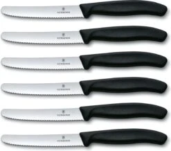 Victorinox Tafelmes 6 Stuks Zwart Krom Heft 15 Victorinox Tafelmes 6 Stuks Zwart Krom Heft -Bestek Verkoop 1200x1060 2