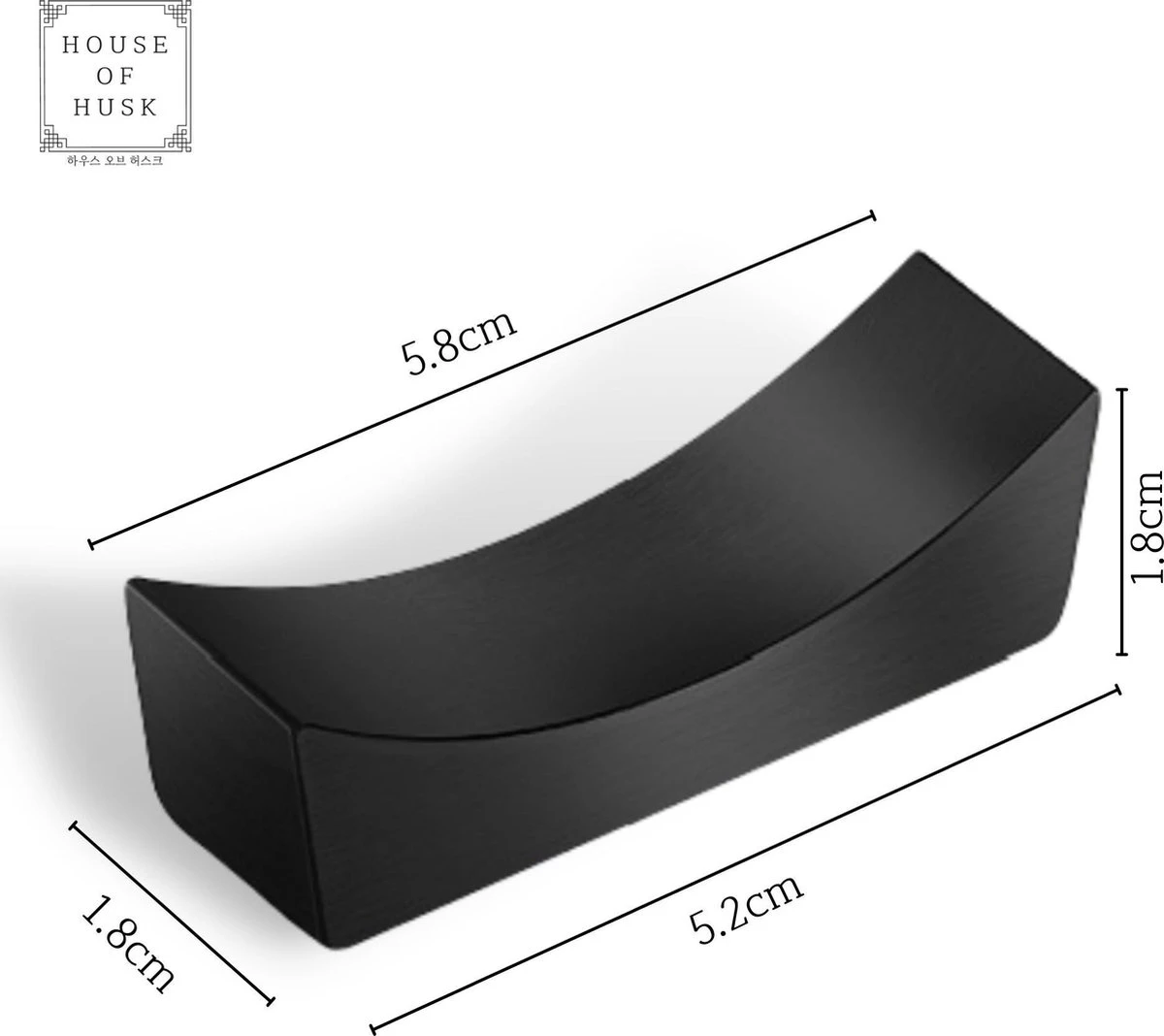 House Of Husk Eetstokjes Houder Set - Chopstick Holder - Zwart - Sushi Servies - RVS - 5 Stuks 5 House Of Husk Eetstokjes Houder Set - Chopstick Holder - Zwart - Sushi Servies - RVS - 5 Stuks - Afbeelding 3