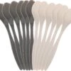 Excellent Houseware 12x Eierlepels Zwart/grijs Kunststof 14 Cm -Bestek Verkoop 1200x1080 6