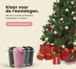 LaCardia Koffiebeker To Go Premium Groen – Thermosbeker – Theebeker – 380ML – Herbruikbaar -Bestek Verkoop 1200x1102