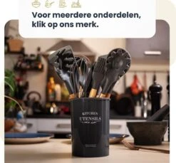 Hescom Siliconen Gesloten Opscheplepel Met Anti-aanbaklaag - Keukengerei Met Ergonomisch Design - Hittebestendige Serveerlepel - Vaatwasservriendelijk -Bestek Verkoop 1200x1111 8