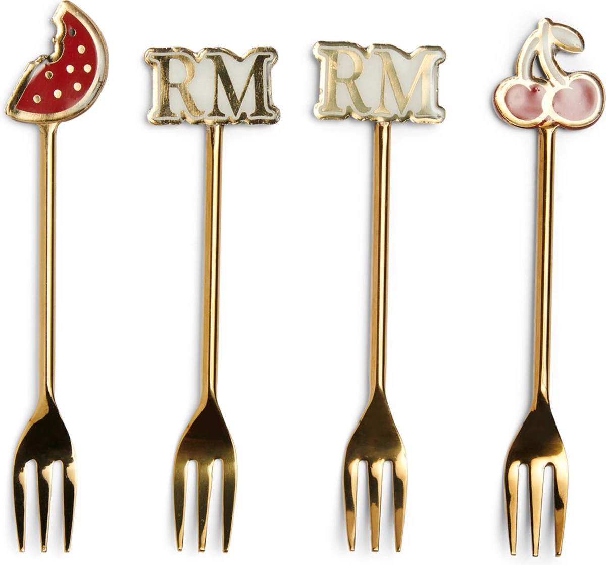 Riviera Maison RM Summer Small Forks 4 Pieces - Roestvrij Staal - 15.5x4.0x1.0 Cm 3 Riviera Maison RM Summer Small Forks 4 Pieces - Roestvrij Staal - 15.5x4.0x1.0 Cm