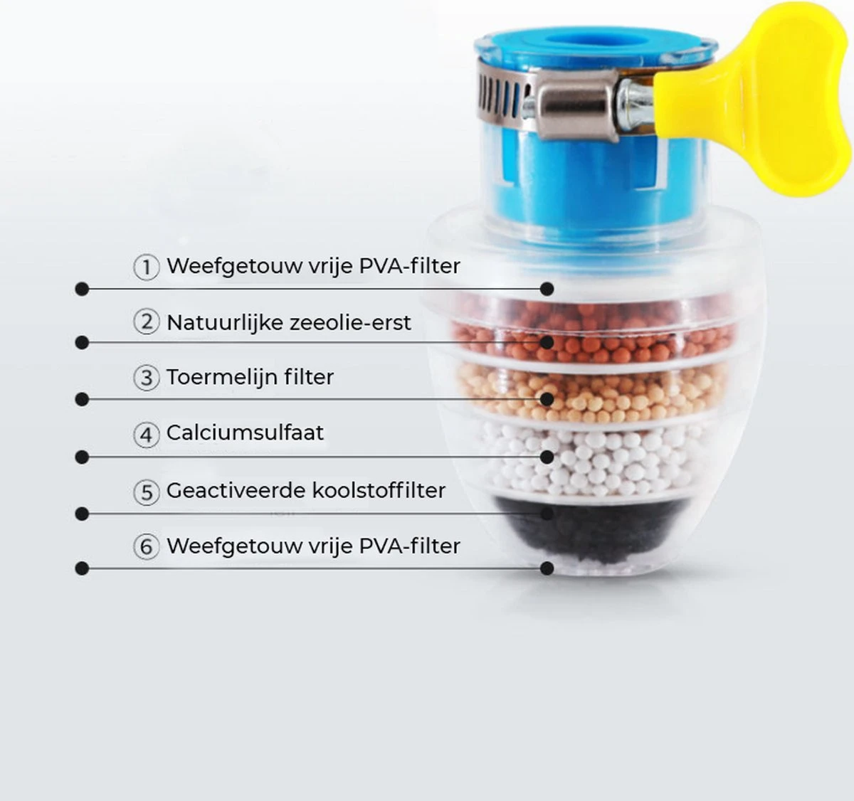 VINESS Waterfilter - Kraanfilter - Drinkwaterfilter - Waterzuivering - Waterbesparend - Duurzaam - Roze 11 VINESS Waterfilter - Kraanfilter - Drinkwaterfilter - Waterzuivering - Waterbesparend - Duurzaam - Roze - Afbeelding 9