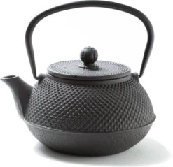 Tealøv THEE SET 800 ML GIETIJZER | COMPLETE SET IN GESCHENKDOOS | Gietijzeren Theepot Met Roestvrijstalen Zeef, Gietijzeren Theekopjes En Onderzetter | In Authentiek Japanse Stijl | Arare Zwart 12 Tealøv THEE SET 800 ML GIETIJZER | COMPLETE SET IN GESCHENKDOOS | Gietijzeren Theepot Met Roestvrijstalen Zeef, Gietijzeren Theekopjes En Onderzetter | In Authentiek Japanse Stijl | Arare Zwart -Bestek Verkoop 1200x1163 2