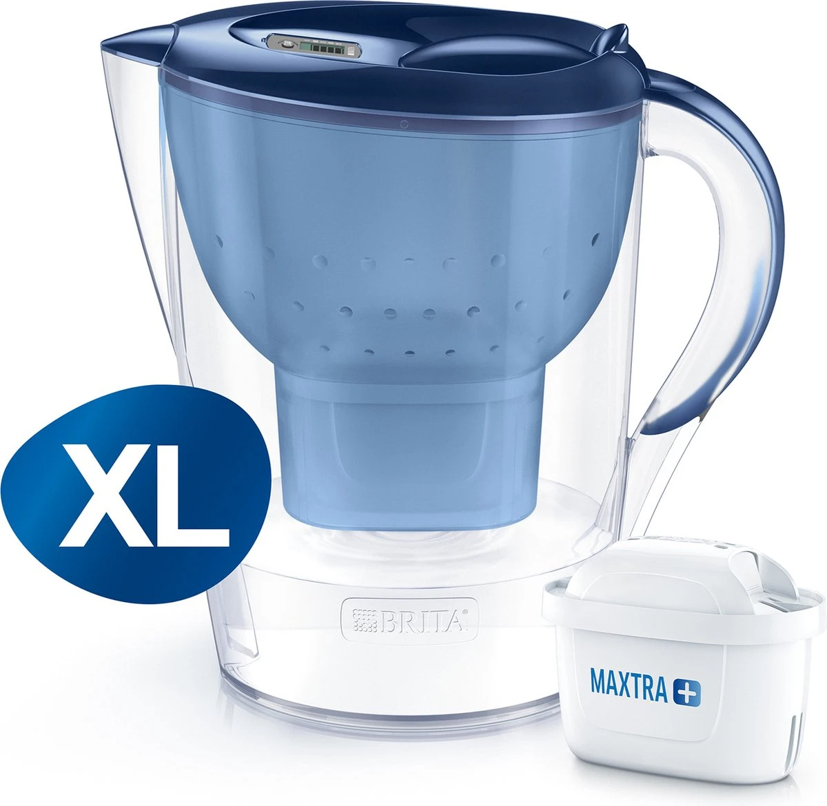BRITA - Waterfilterkan Marella XL - Blauw - 3,5L 3 BRITA - Waterfilterkan Marella XL - Blauw - 3,5L