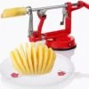 3-In-1 Appelmachine Rood - Appelboor, Appelschiller En Appelsnijder - Fruitsnijder - Groentesnijder - Klokhuis Verwijderaar - Fruitmachine - Keukenapparaat -Bestek Verkoop 1200x1171 6