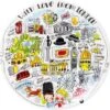 Blond Amsterdam City Londen Bord - Ø 22 Cm -Bestek Verkoop 1200x1180 2