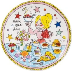 Blond Amsterdam, Even Bijkletsen, Bord 22cm Great Day