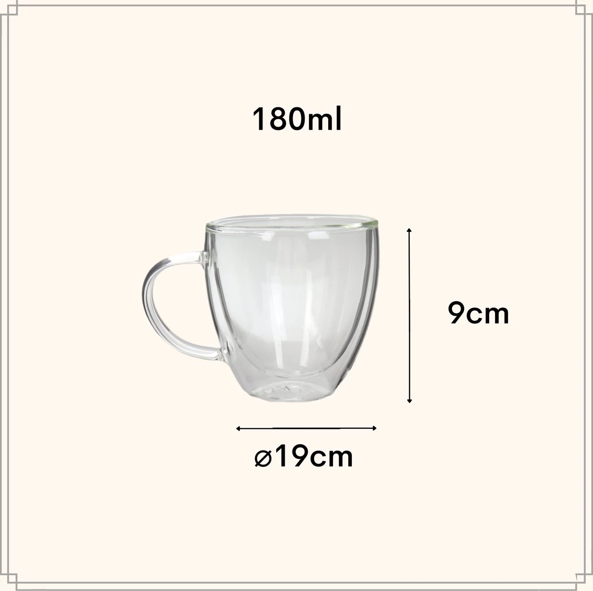 OTIX Dubbelwandige Koffieglazen - Koffiekopjes - 180 Ml - Set Van 4 - Transparant - Latte Macchiato Glazen 9 OTIX Dubbelwandige Koffieglazen - Koffiekopjes - 180 Ml - Set Van 4 - Transparant - Latte Macchiato Glazen - Afbeelding 7