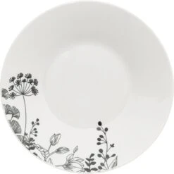 4goodz Wild Flower Porseleinen Servies Set 6-persoons 18-delig - Wit/Zwart -Bestek Verkoop 1200x1198 16