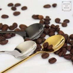 House Of Husk® Theelepels Set - Theelepeltjes - Koffielepels - Koffielepeltjes - RVS - 13cm - 12 Stuks - Zwart -Bestek Verkoop 1200x1200 1003