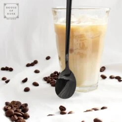 House Of Husk Latte Macchiato Lepels Set - Lange Theelepels - Koffielepels - Longdrinklepels - Sorbetlepels - Barlepel - RVS - 6 Stuks - 20CM - Zwart 15 House Of Husk Latte Macchiato Lepels Set - Lange Theelepels - Koffielepels - Longdrinklepels - Sorbetlepels - Barlepel - RVS - 6 Stuks - 20CM - Zwart -Bestek Verkoop 1200x1200 1026