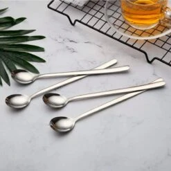 House Of Husk Latte Macchiato Lepels Set - Lange Theelepels - Koffielepels - Longdrinklepels - Sorbetlepels - Barlepel - RVS - 6 Stuks - 20CM - Zilver 18 House Of Husk Latte Macchiato Lepels Set - Lange Theelepels - Koffielepels - Longdrinklepels - Sorbetlepels - Barlepel - RVS - 6 Stuks - 20CM - Zilver -Bestek Verkoop 1200x1200 1046