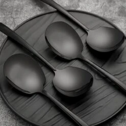 House Of Husk® Opscheplepel Set - Zwart - Serveerlepel - Groetelepel - Aardappellepel - 21cm - RVS - 4 Stuks 10 House Of Husk® Opscheplepel Set - Zwart - Serveerlepel - Groetelepel - Aardappellepel - 21cm - RVS - 4 Stuks -Bestek Verkoop 1200x1200 1068