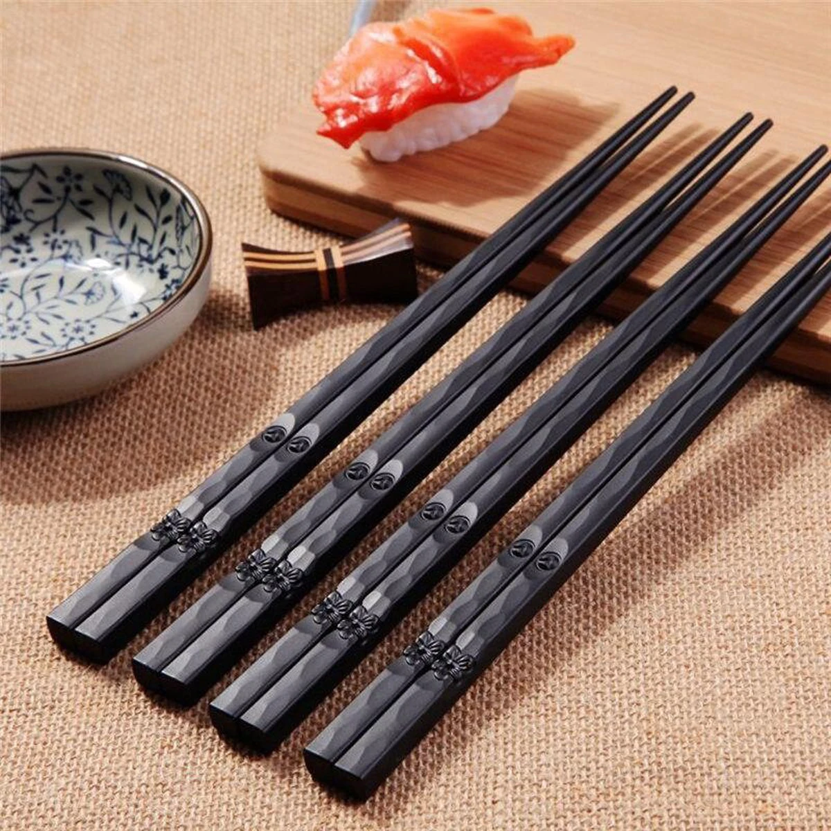 KELERINO. Chopsticks Set (2 Stokjes) - Eetstokjes Sushi - Bloemen 4 KELERINO. Chopsticks Set (2 Stokjes) - Eetstokjes Sushi - Bloemen - Afbeelding 2