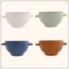 OTIX Soepkommen - Met Oor - Set Van 4 - Verschillende Kleuren - Aardewerk - 680 Ml -Bestek Verkoop 1200x1200 163