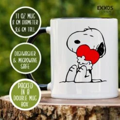 Snoopy Cute Mok - Snoopy Producten - Vrouwen Cadeautje - Valentijn Cadeautjes Voor Haar - Verjaardag Cadeau Man - Valentijn Cadeu Man - Mokken - Theeglazen - Koffiekopjes -Bestek Verkoop 1200x1200 201