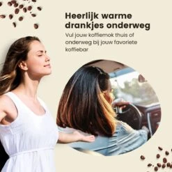 LaCardia Koffiebeker To Go Premium Groen – Thermosbeker – Theebeker – 380ML – Herbruikbaar -Bestek Verkoop 1200x1200 227