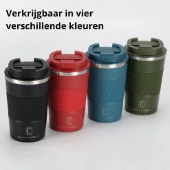 Castagnola Design RVS Koffiebeker To Go - Rood - 380ml - Thermosbeker - Theebeker -Bestek Verkoop 1200x1200 246