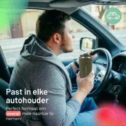 Triple J® Koffiebeker To Go - Thermosbeker - BPA & Lekvrij - 510ml - Groen -Bestek Verkoop 1200x1200 277