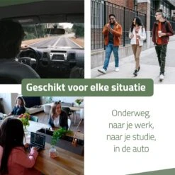 GOAT Outdoor RVS Koffiebeker To Go - Thermosbeker - Theebeker - Reisbeker - Lekvrij - 380ml - Groen -Bestek Verkoop 1200x1200 324