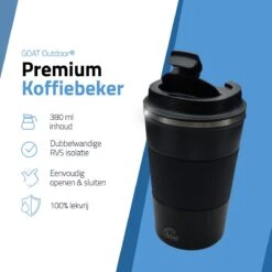 GOAT Outdoor RVS Koffiebeker To Go - Thermosbeker - Theebeker - Reisbeker - Lekvrij - 380ml - Zwart 11 GOAT Outdoor RVS Koffiebeker To Go - Thermosbeker - Theebeker - Reisbeker - Lekvrij - 380ml - Zwart -Bestek Verkoop 1200x1200 348